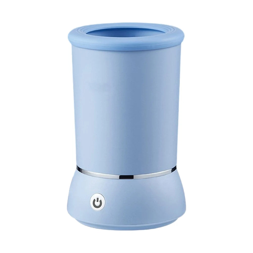 Automatic Dog Paw Cleaner Pet Foot Washer Cup with Soft Silicone Brush Dog Paw Washer Muddy Paw Cleaner for Dogs Cats