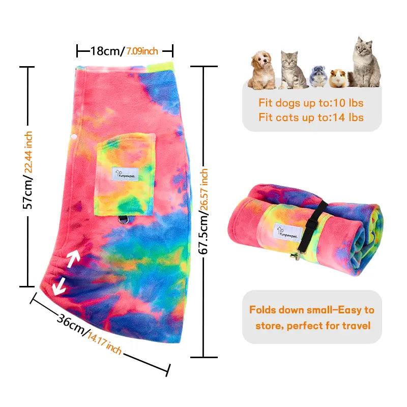 Dog Carrier Sling – Hands-Free Pet Carrier for Cats up to 14 Lbs, Dog Slings for Small Dogs, Dog Sling Carrier for Every Day Use, Machine Washable Cool Cat Stuff Puppy Pouch Cotton Lining